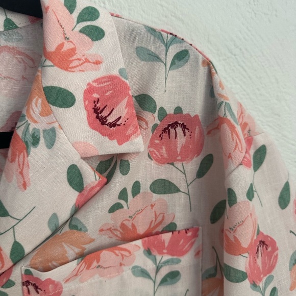 Olivia & Martin floral top with pocket size M - Picture 5 of 7